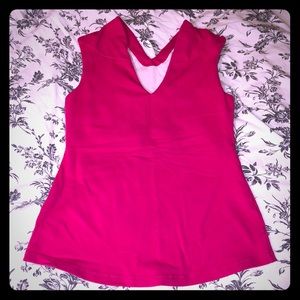 Lululemon Pink V Neck Tank
